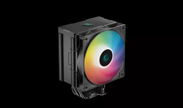 Кулер для процессора DeepCool AG500 DIGITAL ARGB для Socket/115x/1200/1700/1851/AM4/AM5, 120 мм, 1950rpm, 29.4 дБА, 240 Вт, 4-pin PWM, Al+Cu, ARGB (R-AG500-BKADMN-G-1)