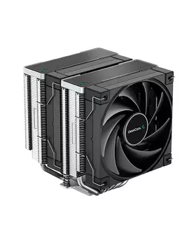 Кулер для процессора DeepCool AK620 для Socket/115x/1200/2011/2011-3/2066/AM2/AM2+/AM3/AM3+/FM1/AM4/FM2/FM2+, 120 мм, 1850rpm, 28 дБА, 260 Вт, 4-pin PWM, Al+Cu (R-AK620-BKNNMT-G)