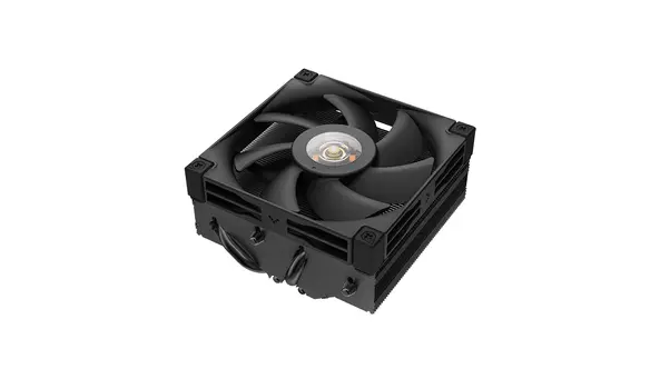 Кулер для процессора DeepCool AN400 BLACK для Socket/115x/1200/1700/1851/AM4/AM5, 92 мм, 2950rpm, 31.1 дБА, 150 Вт, 4-pin PWM, Al, White LED (R-AN400-BKWNMN-G)