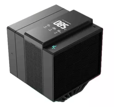 Кулер для процессора DeepCool ASSASSIN IV VC VISION для Socket/115x/1200/1700/1851/2011/2011-3/2066/AM4/AM5, 140 мм, 1800rpm, 29.3 дБА, 300 Вт, 4-pin PWM, Al+Cu (R-ASN4-BKNVMD-G)