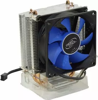 Кулер для процессора DeepCool ICE EDGE MINI FS V2.0 для Socket 775/115x/1200/AM2/AM2+/AM3/AM3+/FM1/AM4/FM2/FM2+, 80 мм, 2200rpm, 24.7 дБА, 100 Вт, 3-pin, Al (ICEEDGEMINIFSV2.0)