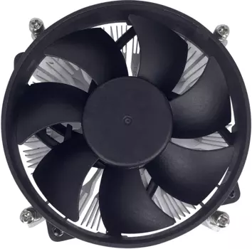 Кулер для процессора Digma D-CPC110-PWM3 для Socket/115x/1200/1356/1366, 92 мм, 2800rpm, 25 дБА, 110 Вт, 4-pin PWM, Al+Cu (D-CPC110-PWM3)