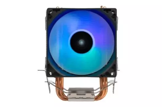 Кулер для процессора Eurocase 3P90 ARGB для Socket/115x/1200/1700/1851/2011/2011-3/2066/AM2+/AM3/AM3+/FM1/AM4, 92 мм, 1800rpm, 26.5 дБА, 90 Вт, 3-pin, Al+Cu, ARGB (00-00914757)