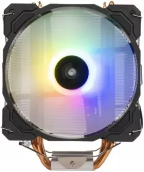 Кулер для процессора Eurocase SC500 FRGB для Socket/115x/1200/1700/1851/AM2/AM2+/AM3/AM3+/FM1/AM4/FM2/FM2+, 120 мм, 1800rpm, 30.5 дБА, 150 Вт, 4-pin PWM, Al+Cu, FRGB (00-00914758)