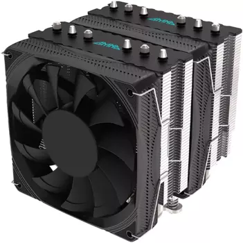 Кулер для процессора GMNG GG-CPC250-1 для Socket/115x/1200/1356/1366/2011/2011-3/2066/AM2/AM2+/AM3/AM3+/FM1/AM4/AM5/FM2/FM2+, 120 мм, 1600rpm, 32 дБА, 250 Вт, 4-pin PWM, Al+Cu (GG-CPC250-1-BK)