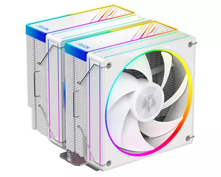 Кулер для процессора ID-COOLING FROZN A620 ARGB WHITE для Socket/115x/1200/1700/1851/AM4/AM5, 120 мм, 2000rpm, 29.9 дБА, 270 Вт, 4-pin PWM, Al+Cu