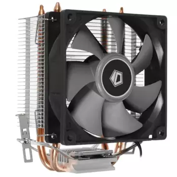 Кулер для процессора ID-COOLING ID-CPU-SE-902-SD-V2 для Socket/115x/1200/AM2/AM2+/AM3/AM3+/FM1/AM4/AM5/FM2/FM2+, 92 мм, 2000rpm, 23.1 дБА, 100 Вт, 4-pin PWM, Al+Cu (ID-CPU-SE-902-SD-V2)