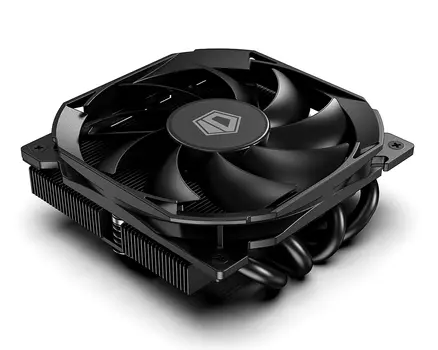 Кулер для процессора ID-COOLING IS-37-XT BLACK для Socket/115x/1200/1700/1851/AM4/AM5, 92 мм, 3600rpm, 35.8 дБА, 95 Вт, 4-pin PWM, Al+Cu