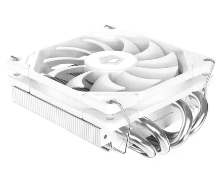 Кулер для процессора ID-COOLING IS-40X V3 WHITE для Socket/115x/1200/1700/1851/AM4/AM5, 92 мм, 2800rpm, 35.2 дБА, 95 Вт, 4-pin PWM, Al+Cu (ID-CPU-IS-40X-V3-WHITE)