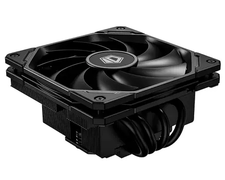 Кулер для процессора ID-COOLING IS-65-XT BLACK для Socket/115x/1200/1700/1851/AM4/AM5, 120 мм, 2200rpm, 32.3 дБА, 125 Вт, 4-pin PWM, Al+Cu