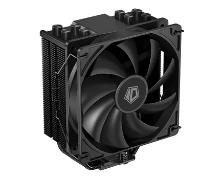 Кулер для процессора ID-COOLING SE-214-XT BLACK для Socket/115x/1200/1700/1851/AM4/AM5, 120 мм, 1800rpm, 35.2 дБА, 180 Вт, 4-pin PWM, Al+Cu (SE-214-XT BLACK)