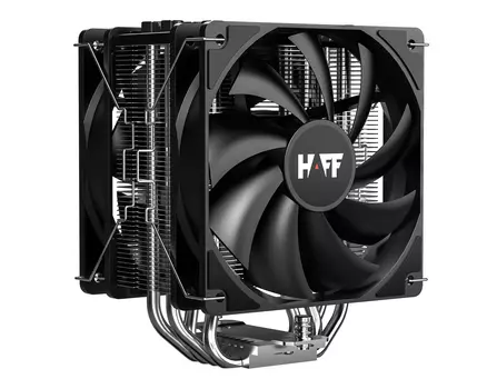 Кулер для процессора ID-COOLING SE-214-XT HAFF ECO для Socket/115x/1200/1700/1851/AM4/AM5, 120 мм, 1800rpm, 35.2 дБА, 200 Вт, 4-pin PWM, Al+Cu (SE-214-XT HAFF ECO)