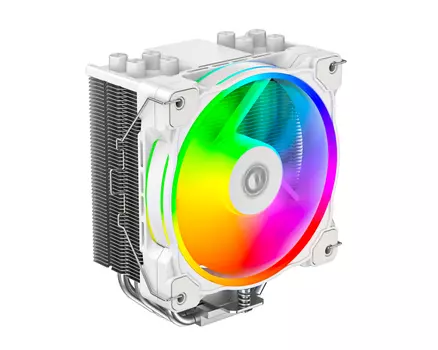 Кулер для процессора ID-COOLING SE-214-XT ZF для Socket/115x/1200/1700/1851/AM4/AM5, 120 мм, 1600rpm, 28.5 дБА, 180 Вт, 4-pin PWM+3-pin 5V ARGB, Al+Cu, ARGB (IDC_SE-214-XT ZF WHITE)