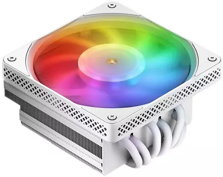 Кулер для процессора Jonsbo HX6200D White для Socket/115x/1200/1700/1851/AM4, 120 мм, 1800rpm, 29.7 дБА, 180 Вт, 4-pin PWM, Al+Cu, ARGB (CL_JB_HX6200D White)