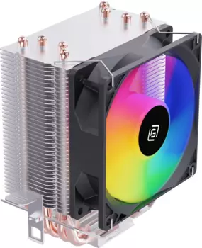 Кулер для процессора Oklick OG-CPC130FRGB-1 для Socket 775/115x/1200/1356/1366/AM2/AM2+/AM3/AM3+/FM1/AM4/AM5/FM2/FM2+, 90 мм, 23 дБА, 130 Вт, 3-pin, Al+Cu, FRGB (OG-CPC130FRGB-1)