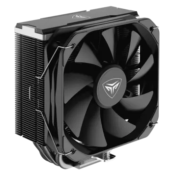 Кулер для процессора PCcooler K6 BK для Socket/115x/1200/1700/AM4/AM5, 130 мм, 1600rpm, 29 дБА, 240 Вт, 4-pin PWM, Al+Cu