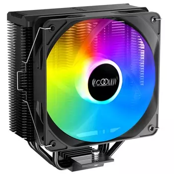 Кулер для процессора PCcooler Paladin EX300S для Socket/115x/1200/1700/AM4, 120мм, 1800rpm, 28.6 дБ, 125Вт, 4-pin, Al+Cu, RGB (Paladin EX300S)