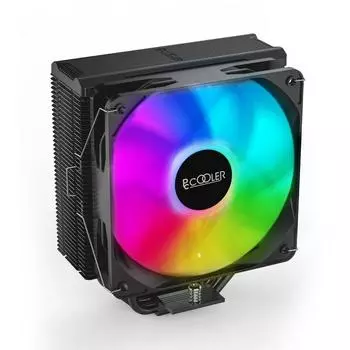 Кулер для процессора PCcooler Paladin EX400 ARGB Plus для Socket/115x/1200/1700/AM4, 120 мм, 1800rpm, 28.6 дБА, 180 Вт, 4-pin PWM, Al+Cu, ARGB
