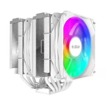 Кулер для процессора PCcooler Paladin S9 W для Socket/115x/1200/1700/2011/2011-3/2066/AM4, 120 мм, 1800rpm, 28.6 дБА, 250 Вт, 4-pin PWM+3-pin 5V ARGB, Al+Cu, ARGB