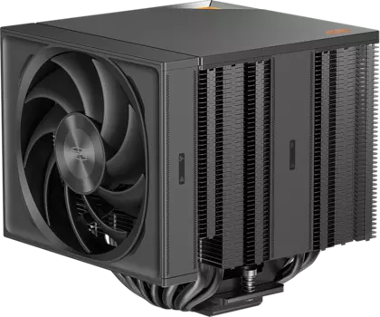 Кулер для процессора PCcooler RZ820 BK для Socket/115x/1200/1700/1851/2011/2011-3/2066/AM4/AM5, 140 мм, 1500rpm, 32 дБА, 289 Вт, 4-pin PWM, Al+Cu (RZ820 BK)