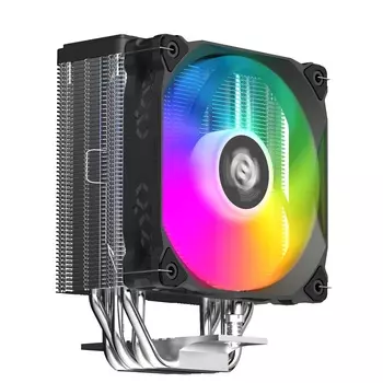 Кулер для процессора PentaWave PC-Z05E SRB ARGB для Socket/115x/1200/1700/1851/AM4/AM5, 120 мм, 1850rpm, 32.6 дБА, 235 Вт, 4-pin PWM, Al+Cu, ARGB (PC-Z05E SRB ARGB)