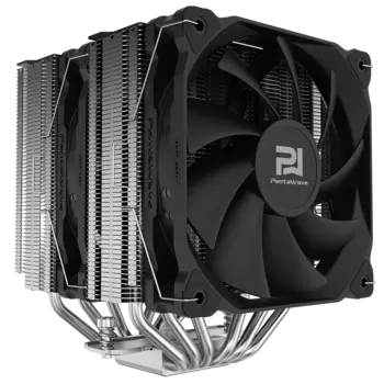 Кулер для процессора PentaWave Z06D SRB для Socket/115x/1200/1700/1851/AM4/AM5, 120 мм, 1950rpm, 32.6 дБА, 270 Вт, 4-pin PWM, Al+Cu (Z06D SRB)