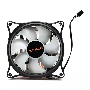 Кулер для процессора TESLA 1040 для Socket 775/115x/1200/1356/1366/1700/1851/AM2/AM2+/AM3/AM3+/FM1/AM4/AM5/FM2/FM2+, 120 мм, 1600rpm, 25.1 дБА, 155 Вт, 3-pin, Al+Cu (TSL-1040-NL)