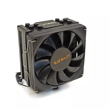 Кулер для процессора TESLA Shadow SE224 для Socket/115x/1200/1700/1851/2011/2011-3/2066/AM4/AM5, 120 мм, 1800rpm, 24 дБА, 200 Вт, 4-pin PWM, Al+Cu (TSL-SE-224-XTS)