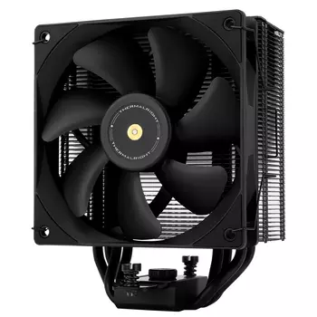 Кулер для процессора Thermalright Assassin Spirit 120 EVO DARK для Socket/115x/1200/1700/1851/AM4/AM5, 120 мм, 1850rpm, 27 дБА, 4-pin PWM, Al+Cu (AS120-EVO-DARK)