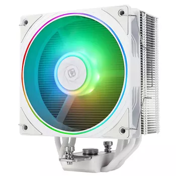 Кулер для процессора Thermalright Assassin Spirit 120 EVO WHITE ARGB для Socket/115x/1200/1700/1851/AM4/AM5, 120 мм, 2000rpm, 28.2 дБА, 4-pin PWM, Al+Cu, ARGB (AS120-EVO-WH)