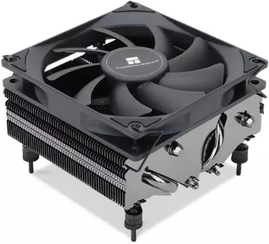 Кулер для процессора Thermalright AXP-90 X53 Full Black для Socket/115x/1200/1700/1851/AM4/AM5, 90 мм, 2700rpm, 22.4 дБА, 4-pin PWM, Al+Cu (AXP-90-X53-FULL-BL)