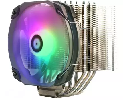 Кулер для процессора Thermalright HR-02 Plus для Socket/115x/1200/1700/2011/2011-3/2066/AM4/AM5, 152 мм, 1500rpm, 25.6 дБА, 240 Вт, 4-pin PWM, Al+Cu, ARGB (HR-02-PLUS_1700)