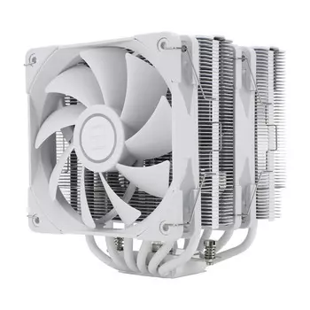 Кулер для процессора Thermalright Peerless Assassin 120 White для Socket/115x/1200/1700/1851/2011/2011-3/2066/AM4/AM5, 120 мм, 1500rpm, 25.6 дБА, 4-pin PWM, Al+Cu (PA120-WHITE)