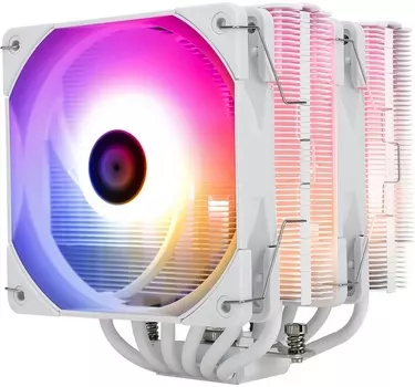 Кулер для процессора Thermalright Peerless Assassin 120 White ARGB для Socket/115x/1200/1700/1851/AM4/AM5, 120 мм, 1550rpm, 25.6 дБА, 4-pin PWM, Al+Cu, ARGB (PA120-WH-ARGB)