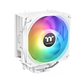 Кулер для процессора Thermaltake UX200 SE ARGB White для Socket/115x/1200/1700/1851/AM2/AM2+/AM3/AM3+/FM1/AM4/AM5/FM2/FM2+, 120 мм, 1800rpm, 25 дБА, 170 Вт, 4-pin PWM+3-pin 5V ARGB, Al+Cu, ARGB (CL-P116-AL12SW-A)