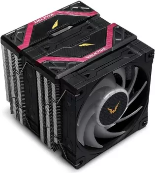 Кулер для процессора Valkyrie DL125 Vind для Socket/115x/1200/1700/1851/2011/2011-3/2066/AM4/AM5, 120 мм, 1850rpm, 29 дБА, 260 Вт, 4-pin PWM+3-pin 5V ARGB, Al+Cu, ARGB (VK_VIND-DL125-BK)