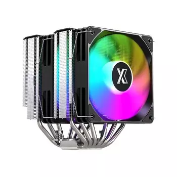 Кулер для процессора XASTRA AX620 Basic ARGB для Socket/115x/1200/1700/1851/AM4/AM5, 120 мм, 1650rpm, 32.8 дБА, 265 Вт, 4-pin PWM, Al+Cu, ARGB (AX620-XXAFMX-GL)