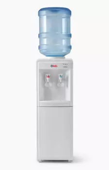 Кулер напольный A.E.L. LD-AEL-718C, нагрев 420 Вт 4 л/ч 87°C / охлаждение 80 Вт 600 мл/ч 15°C, белый (00211)