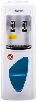 Кулер напольный Aqua Work 0.7-LR, нагрев 700 Вт 7 л/ч 90°C / охлаждение 90 Вт 2 л/ч 10°C, белый (23209)