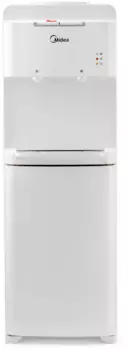 Кулер напольный MIDEA YD1536S, нагрев 650 Вт 6 л/ч 87°C / охлаждение 80 Вт 2 л/ч 10°C, защита от детей, белый (7368)