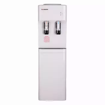 Кулер напольный SONNEN FSE-02H, нагрев 500 Вт 5 л/ч 90°C / охлаждение 65 Вт 600 мл/ч 10°C, защита от детей, белый (454997)