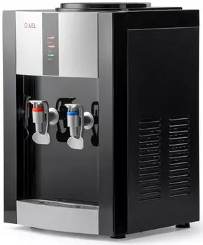 Кулер настольный A.E.L. TD-AEL-47, нагрев 550 Вт 5 л/ч 90°C / охлаждение 75 Вт 700 мл/ч 15°C, серебристый/черный (00304)