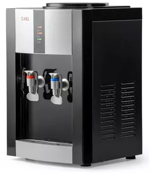 Кулер настольный A.E.L. TD-AEL-47, нагрев 550 Вт 5 л/ч 90°C / охлаждение 75 Вт 700 мл/ч 15°C, серебристый/черный (00310)