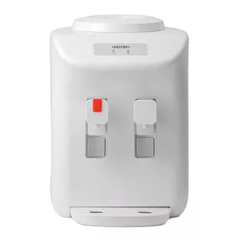 Кулер настольный VATTEN D27WE, нагрев 420 Вт 4 л/ч 85°C / охлаждение 80 Вт 600 мл/ч 15°C, защита от детей, белый (7025)