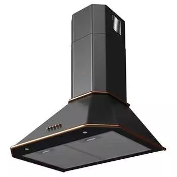 Купольная вытяжка KORTING KHC 6839 RCN, черный/бронза (KHC 6839 RCN)