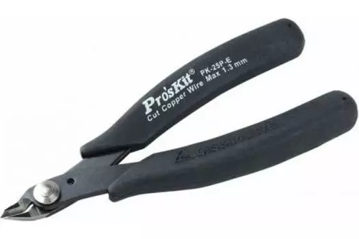 Кусачки 125мм, углеродистая сталь, рукоятки пластиковые, ⌀ кабеля до 1.3мм, ProsKit