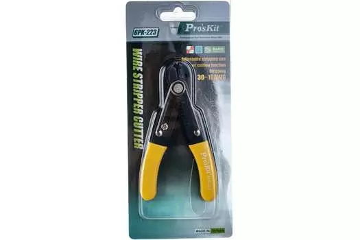 Кусачки для зачистки проводов 127мм, углеродистая сталь, рукоятки пластик, кабеля до 4мм, ProsKit, 6PK-223 00072642