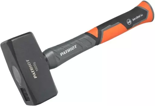 Кувалда тупоносая, рукоять фибергласc, боек сталь 1.5кг, PATRIOT - SHF-1,5 (350001215)