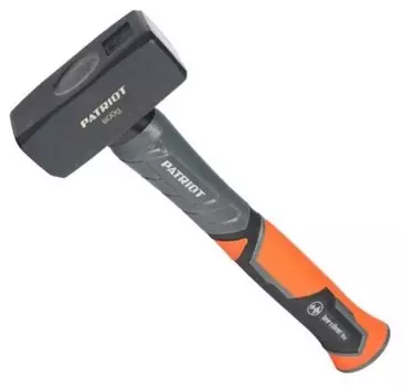 Кувалда тупоносая, рукоять фибергласc, боек сталь 800г, PATRIOT - SHF-0.8 (350001208)