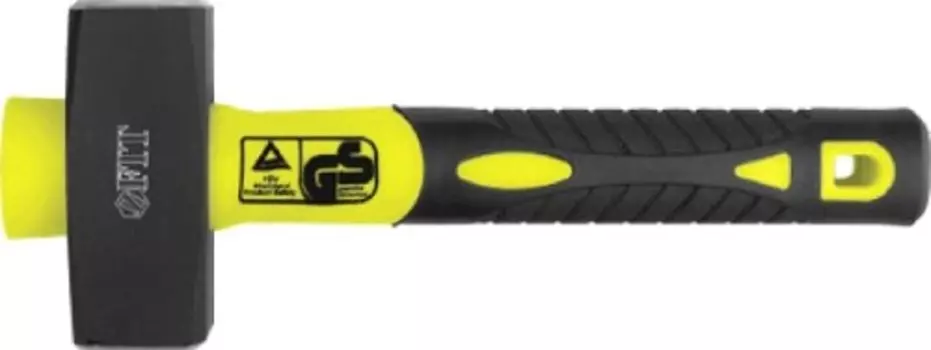 Кувалда тупоносая, рукоять фибергласc обрезиненная, боек сталь 1.5кг, FIT ПРОФИ 45222 (45222)